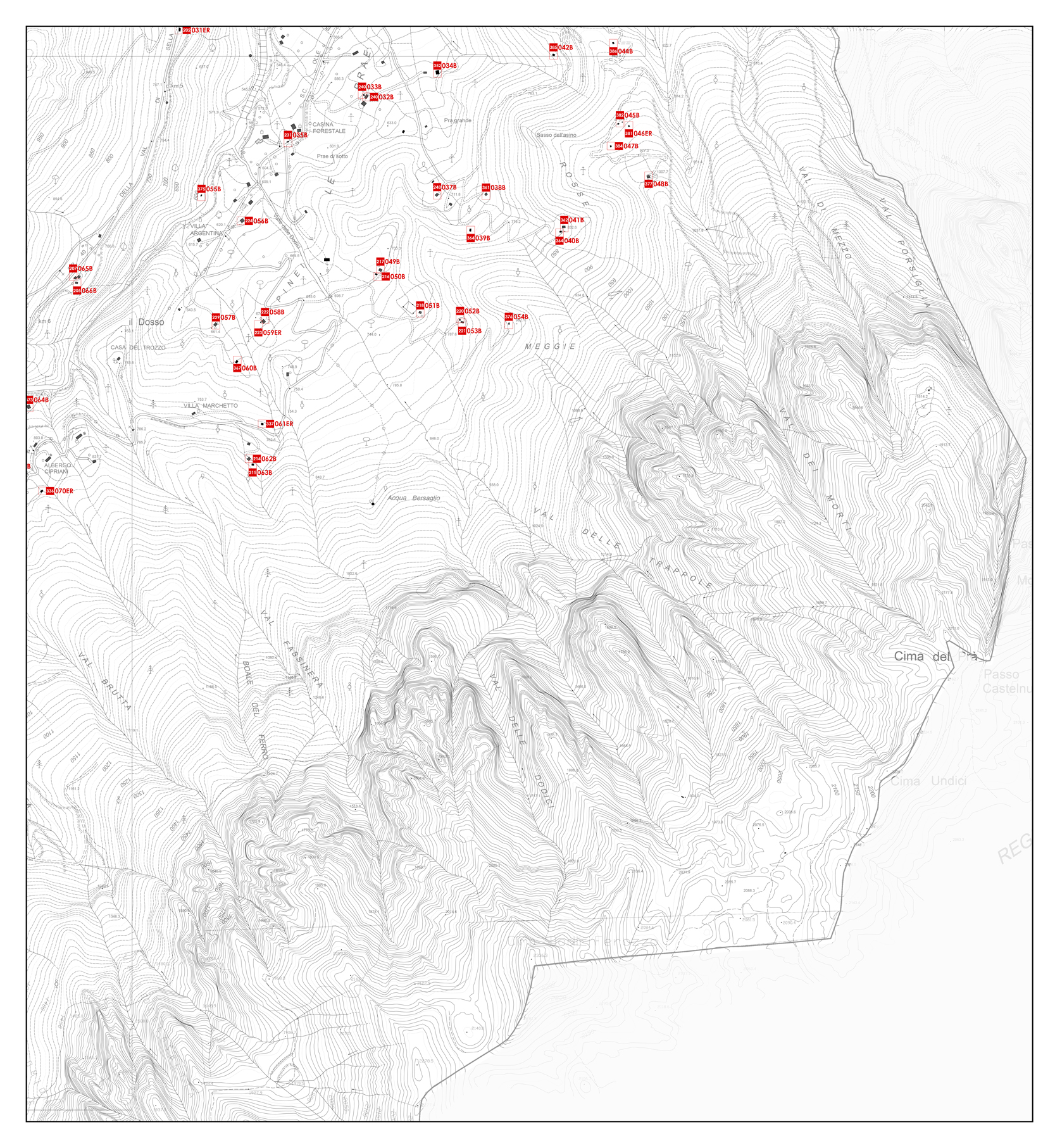 Mappa baite C