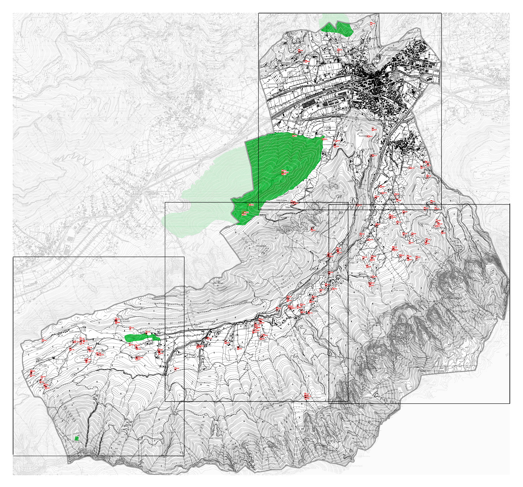 mappa completa baite